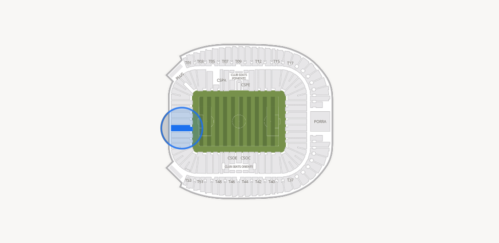 Estadio BBVA Bancomer Seating Chart