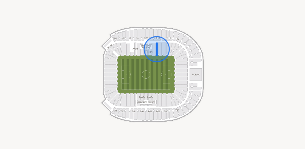 Estadio BBVA Bancomer Seating Chart