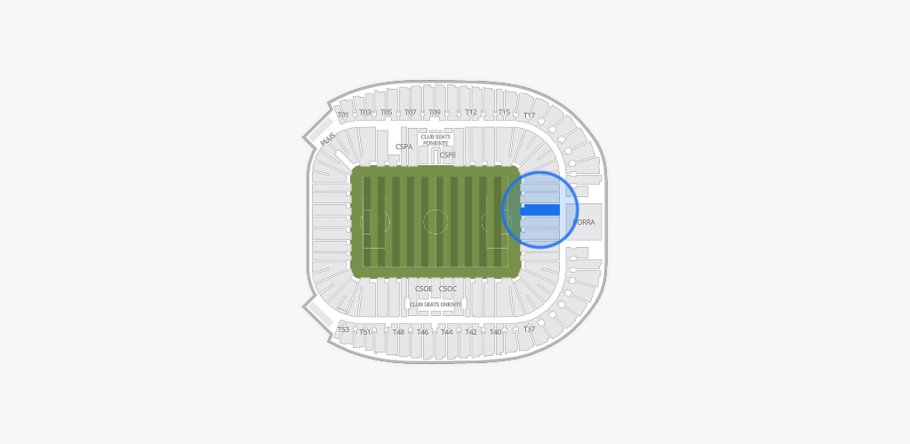 Estadio BBVA Bancomer Seating Chart