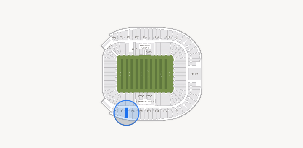 Estadio BBVA Bancomer Seating Chart