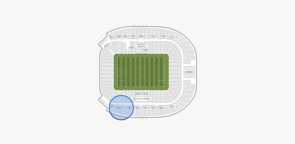Estadio BBVA Bancomer Seating Chart
