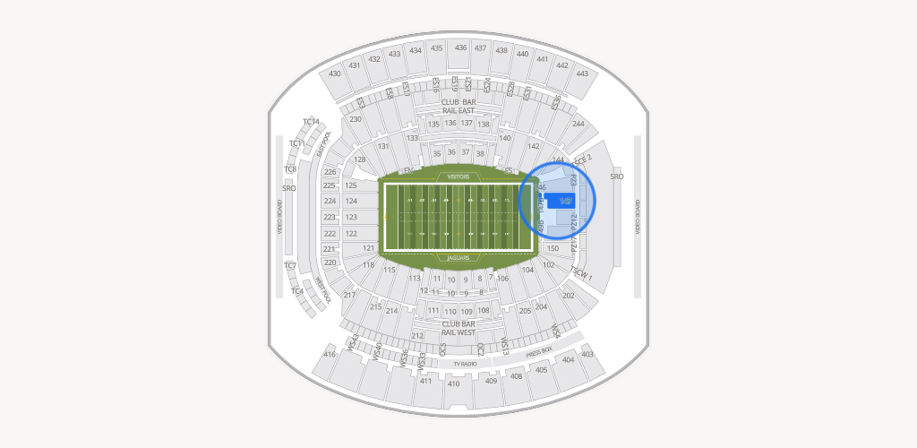 EverBank Stadium Seating Chart