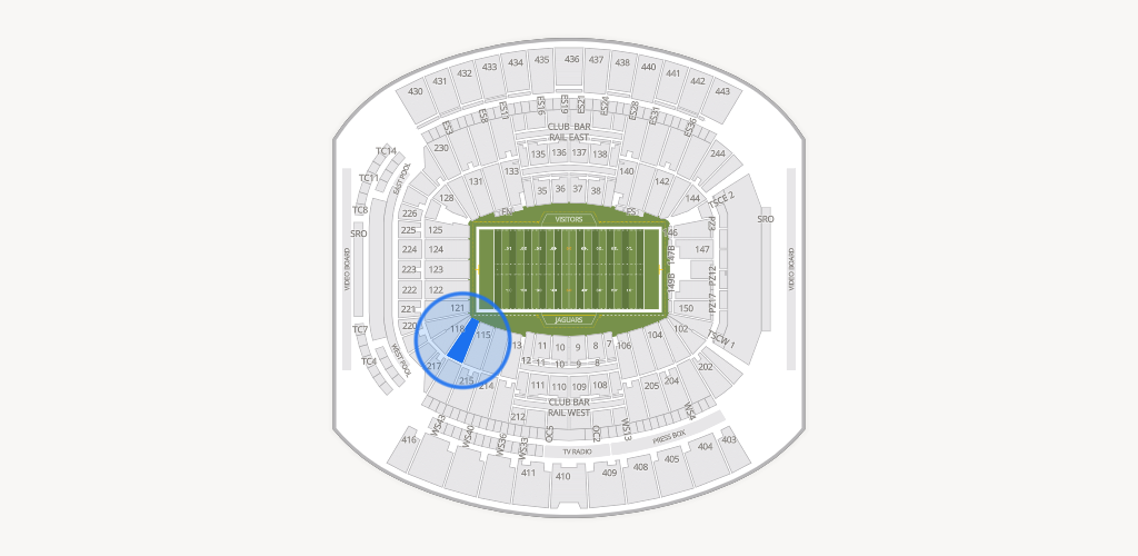 EverBank Stadium Seating Chart