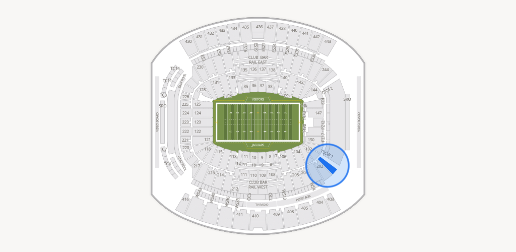 EverBank Stadium Seating Chart