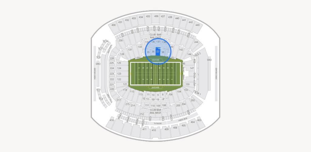 EverBank Stadium Seating Chart