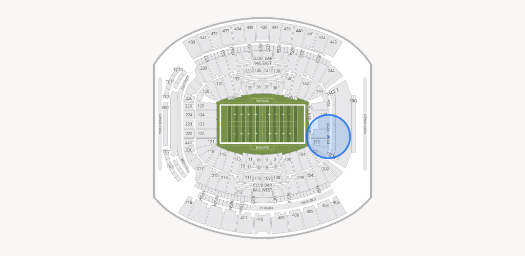 EverBank Stadium Seating Chart