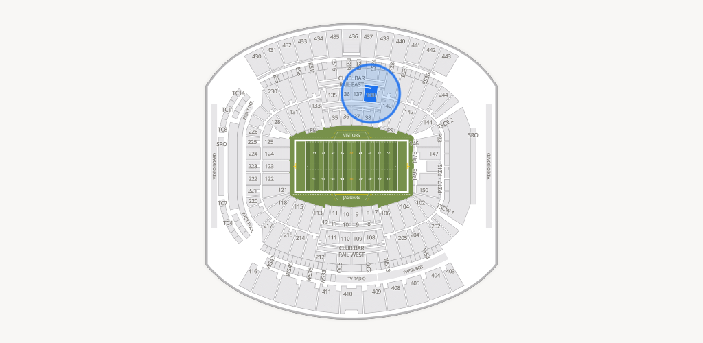 EverBank Stadium Seating Chart
