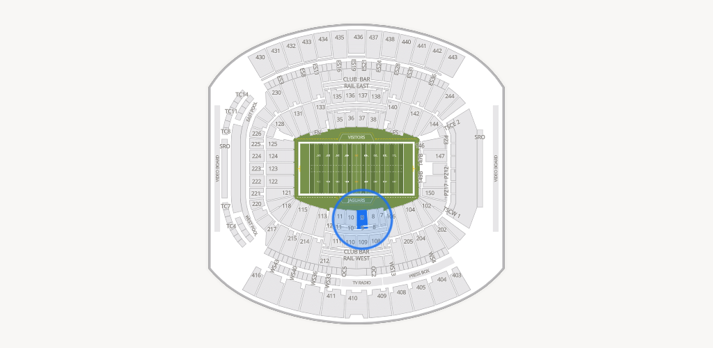 EverBank Stadium Seating Chart