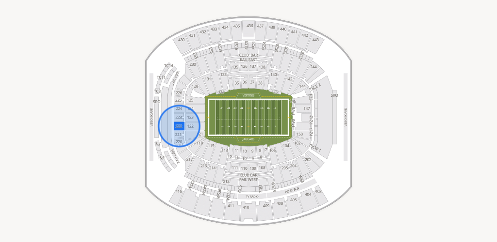 EverBank Stadium Seating Chart