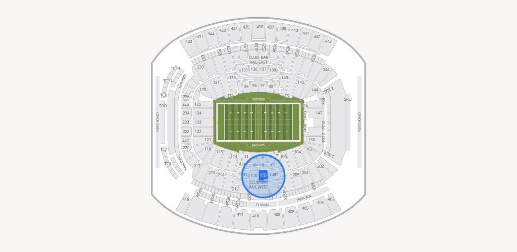 EverBank Stadium Seating Chart
