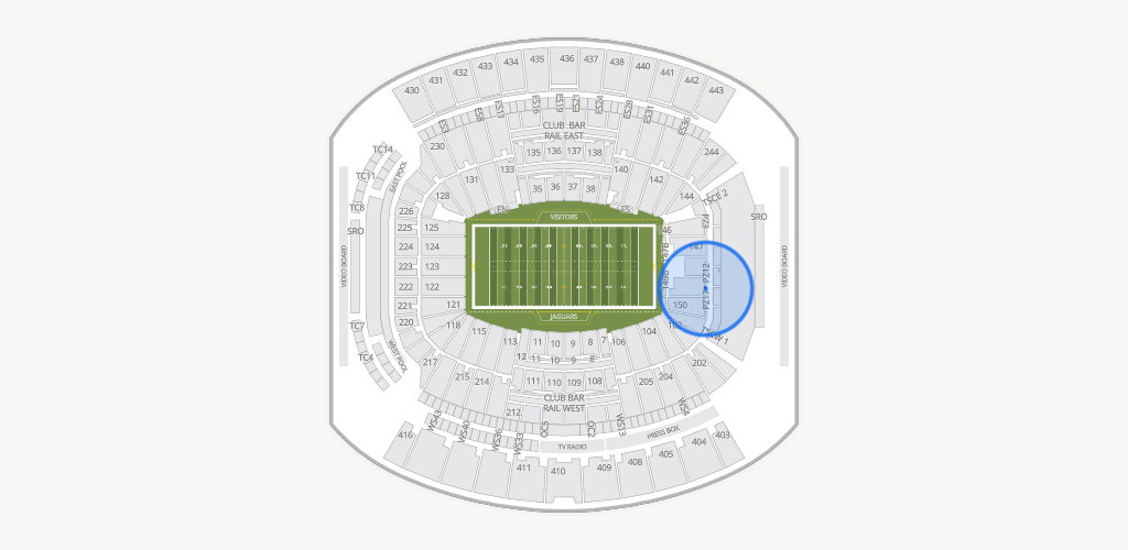 EverBank Stadium Seating Chart