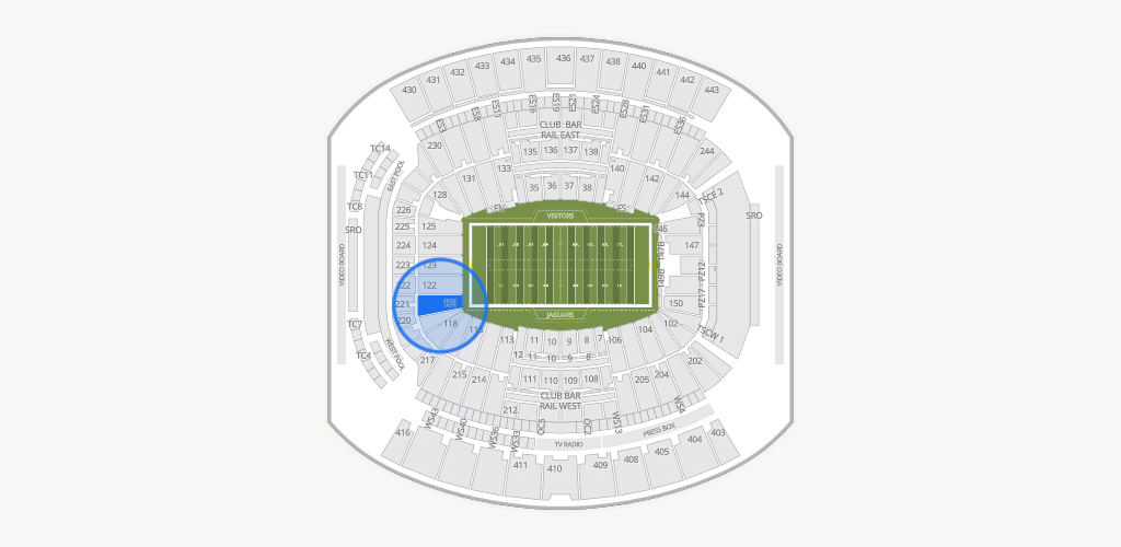 EverBank Stadium Seating Chart
