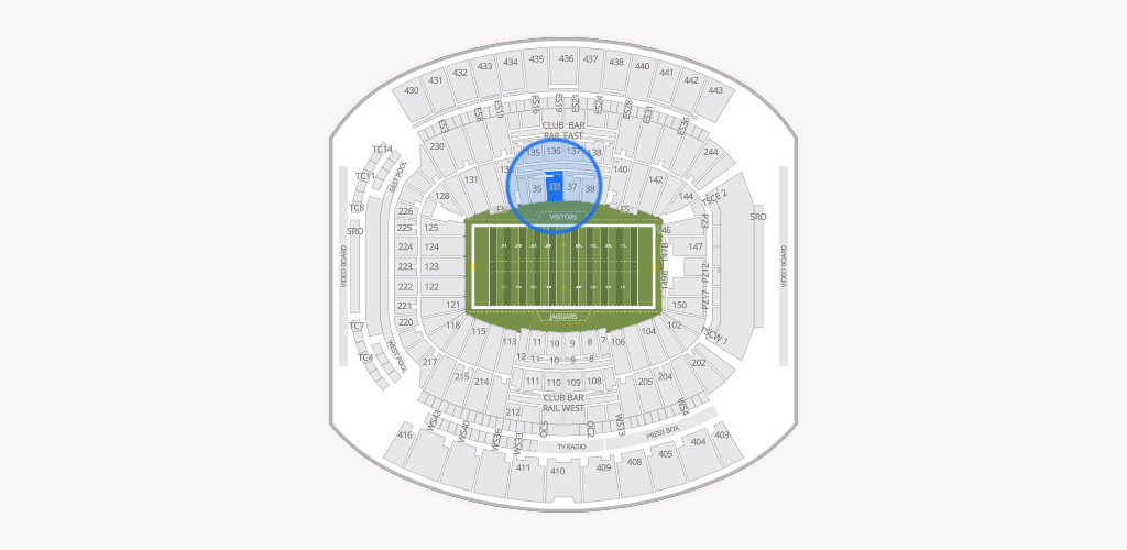 EverBank Stadium Seating Chart