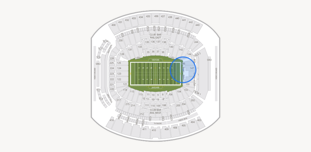 EverBank Stadium Seating Chart