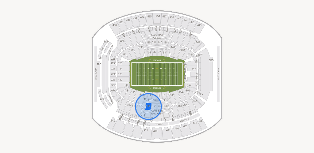 EverBank Stadium Seating Chart