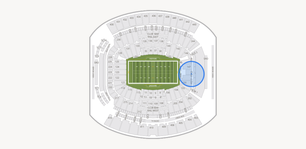 EverBank Stadium Seating Chart