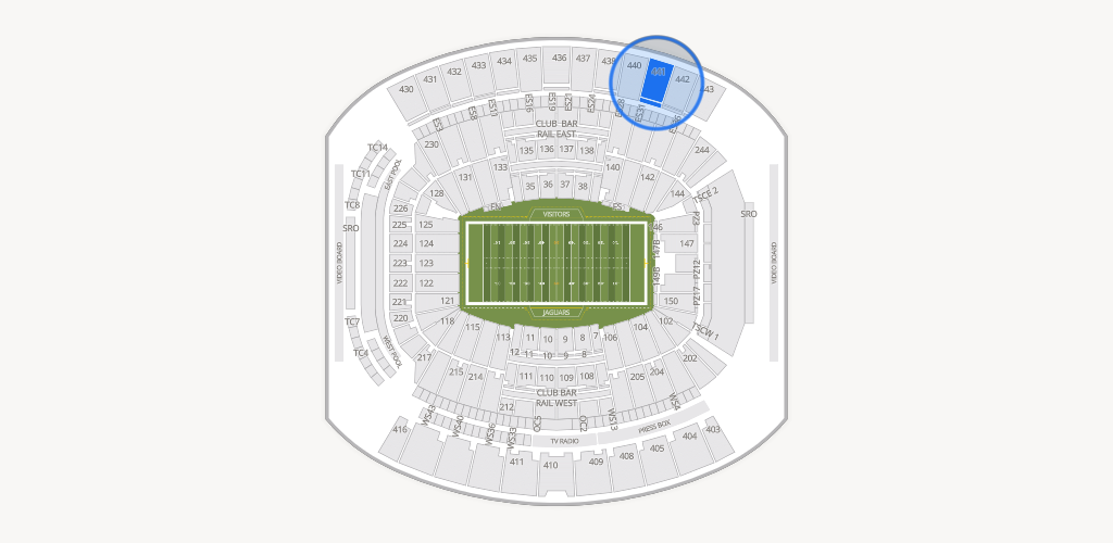 EverBank Stadium Seating Chart