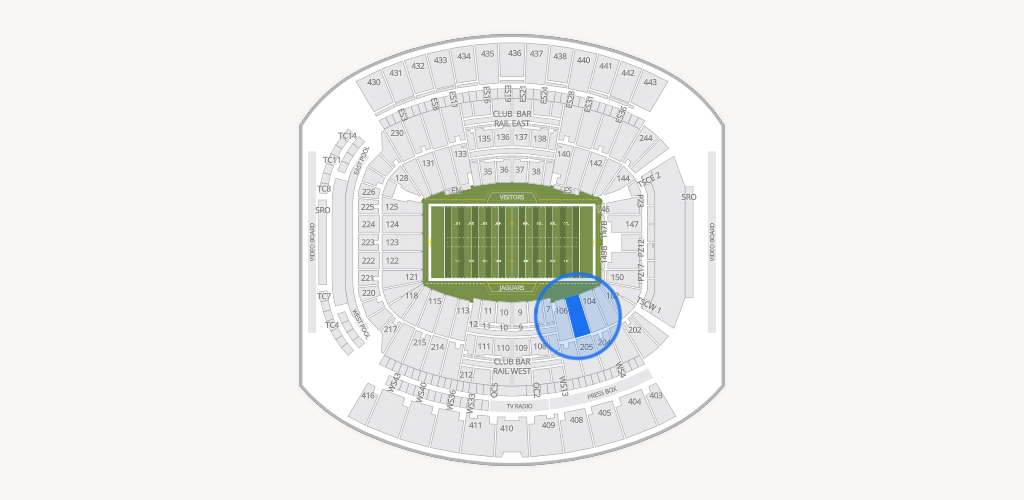 EverBank Stadium Seating Chart