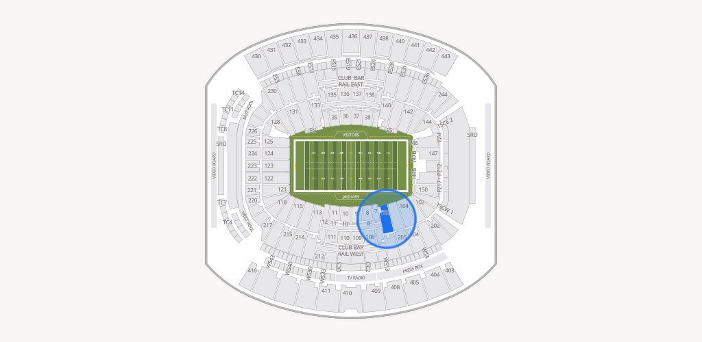 EverBank Stadium Seating Chart