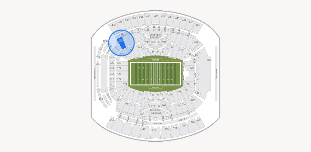 EverBank Stadium Seating Chart