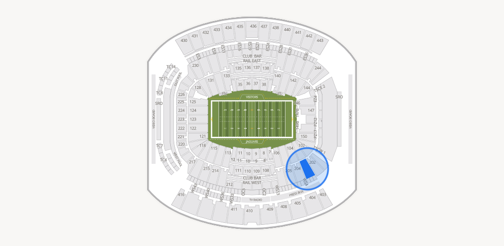 EverBank Stadium Seating Chart