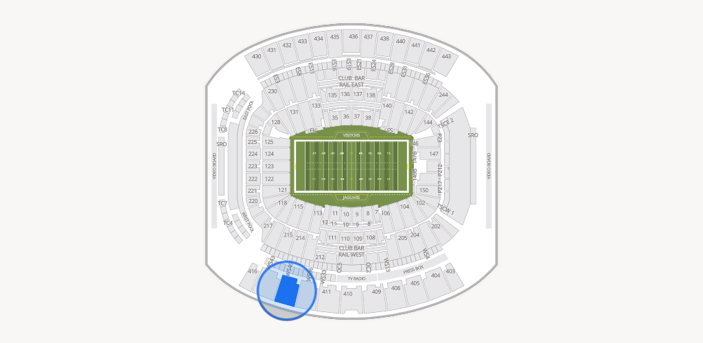 EverBank Stadium Seating Chart