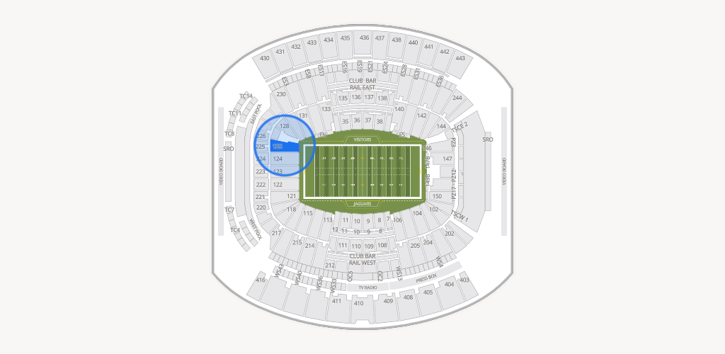 EverBank Stadium Seating Chart