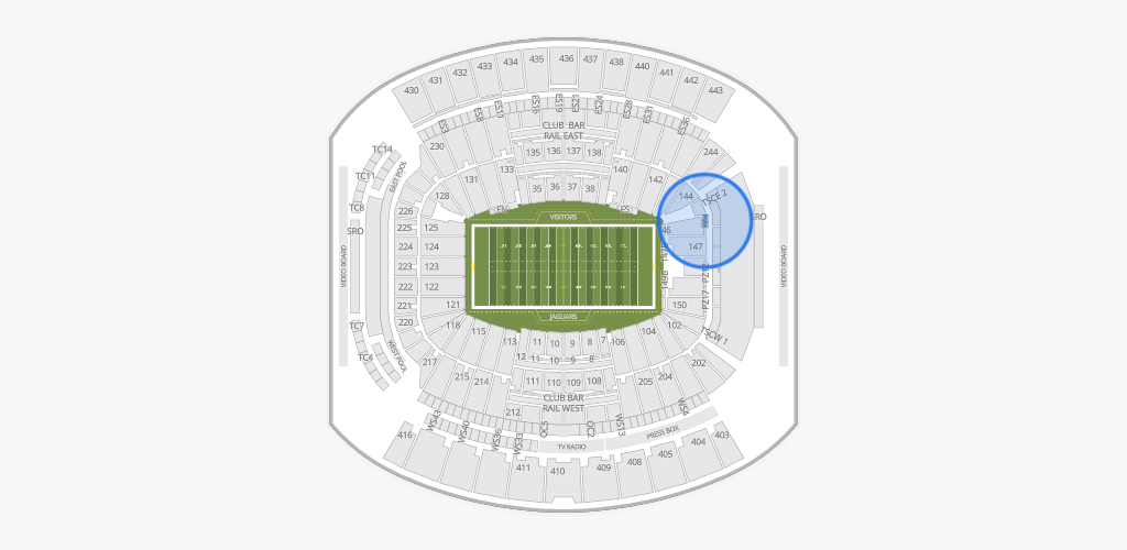 EverBank Stadium Seating Chart