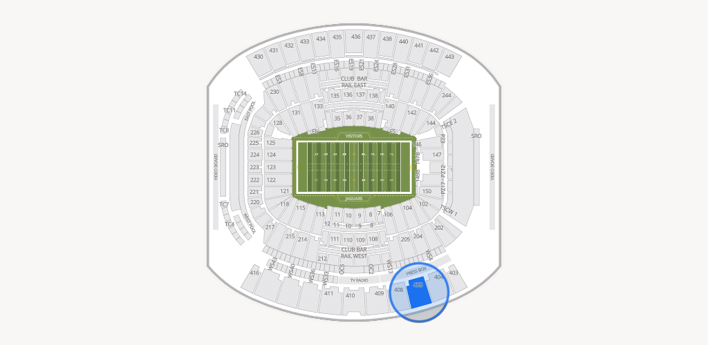 EverBank Stadium Seating Chart