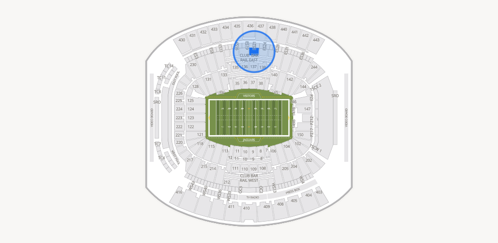 EverBank Stadium Seating Chart