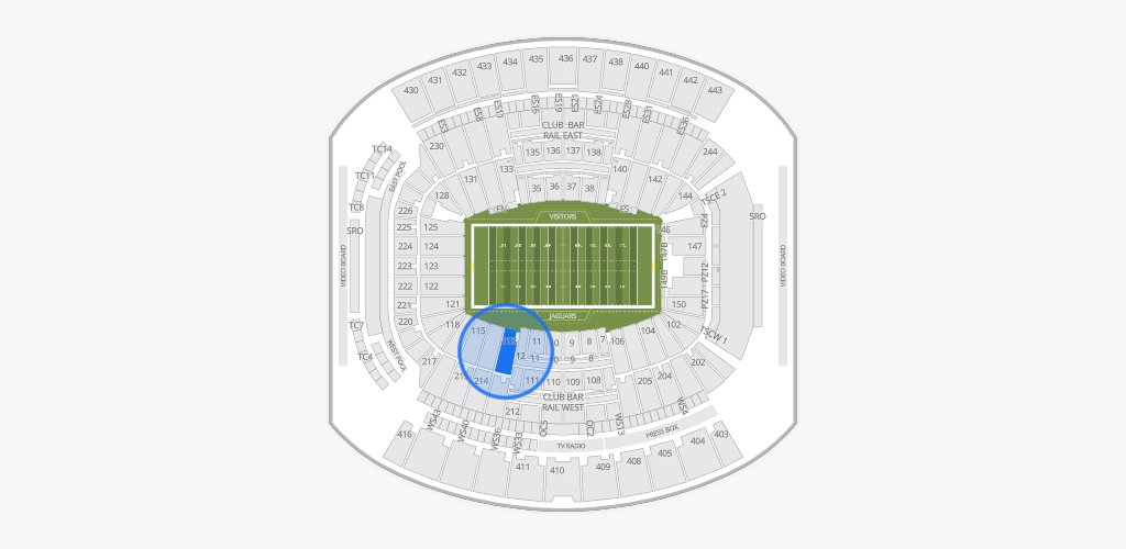 EverBank Stadium Seating Chart