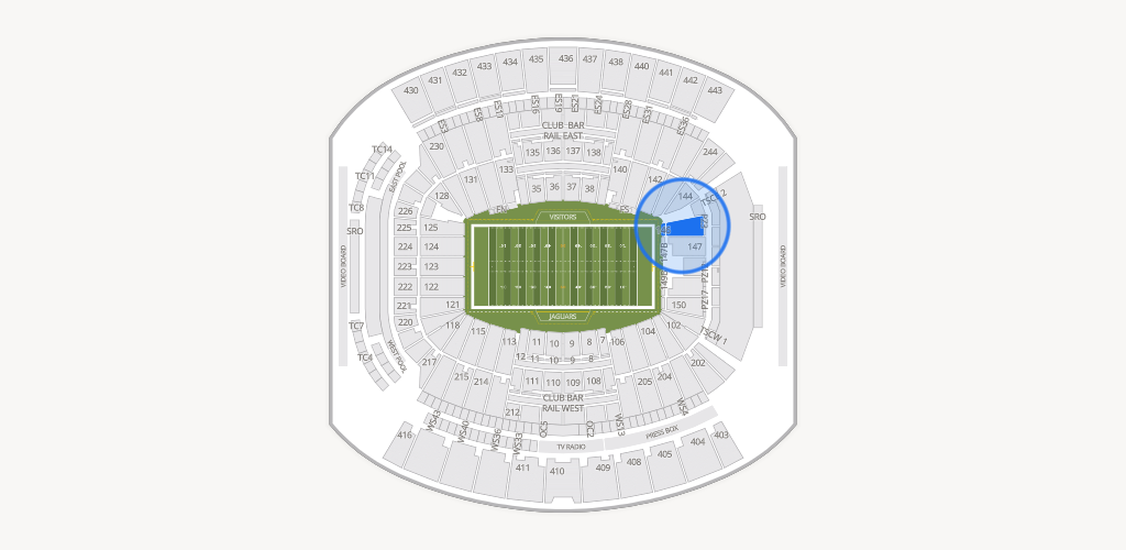 EverBank Stadium Seating Chart