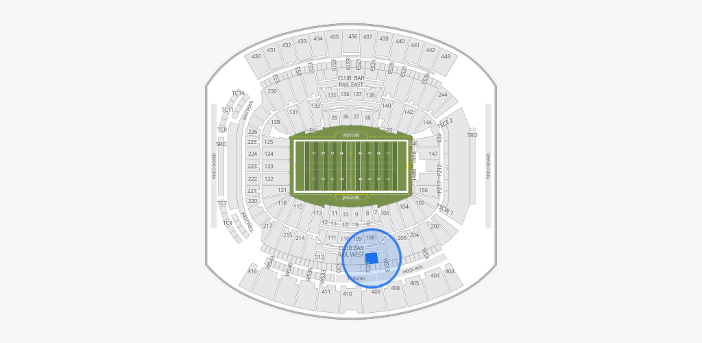 EverBank Stadium Seating Chart