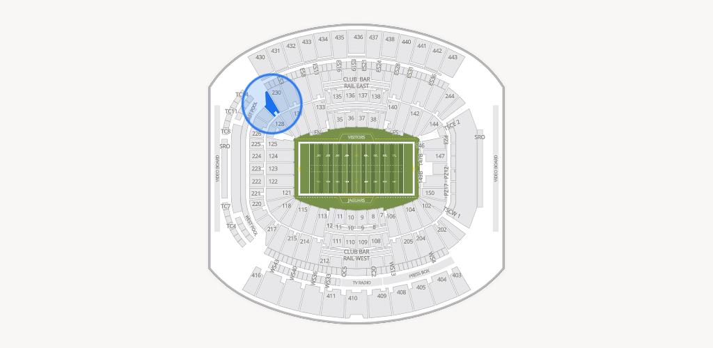 EverBank Stadium Seating Chart