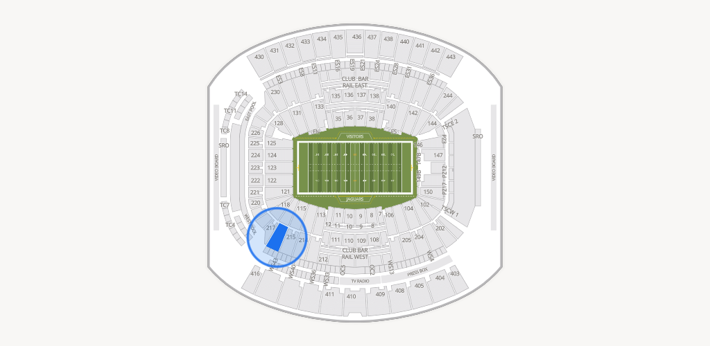 EverBank Stadium Seating Chart