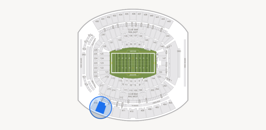 EverBank Stadium Seating Chart