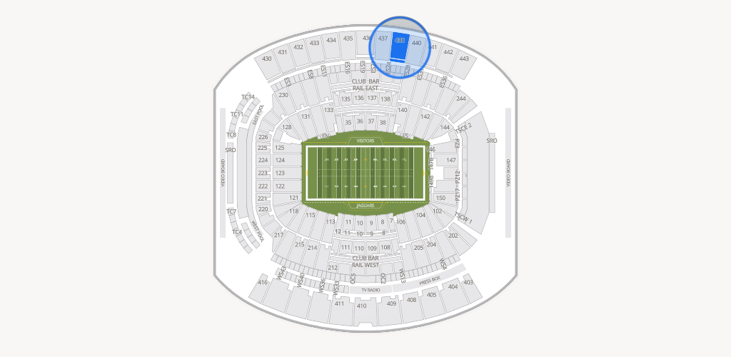 EverBank Stadium Seating Chart
