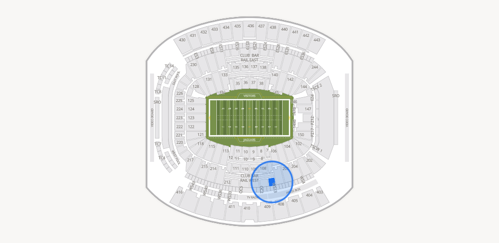 EverBank Stadium Seating Chart