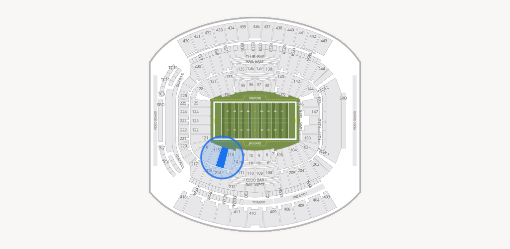 EverBank Stadium Seating Chart