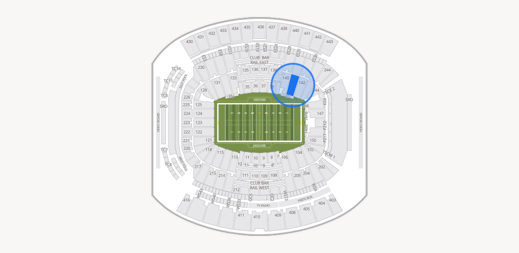 EverBank Stadium Seating Chart
