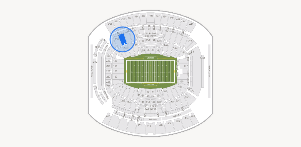 EverBank Stadium Seating Chart