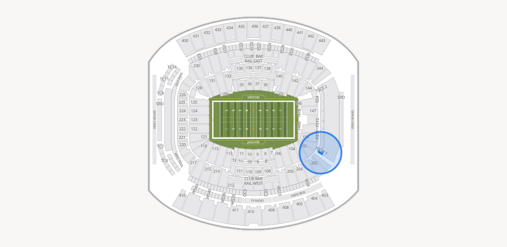 EverBank Stadium Seating Chart