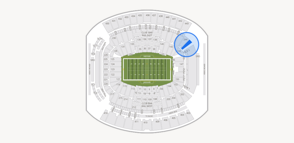 EverBank Stadium Seating Chart
