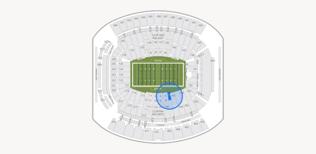 EverBank Stadium Seating Chart