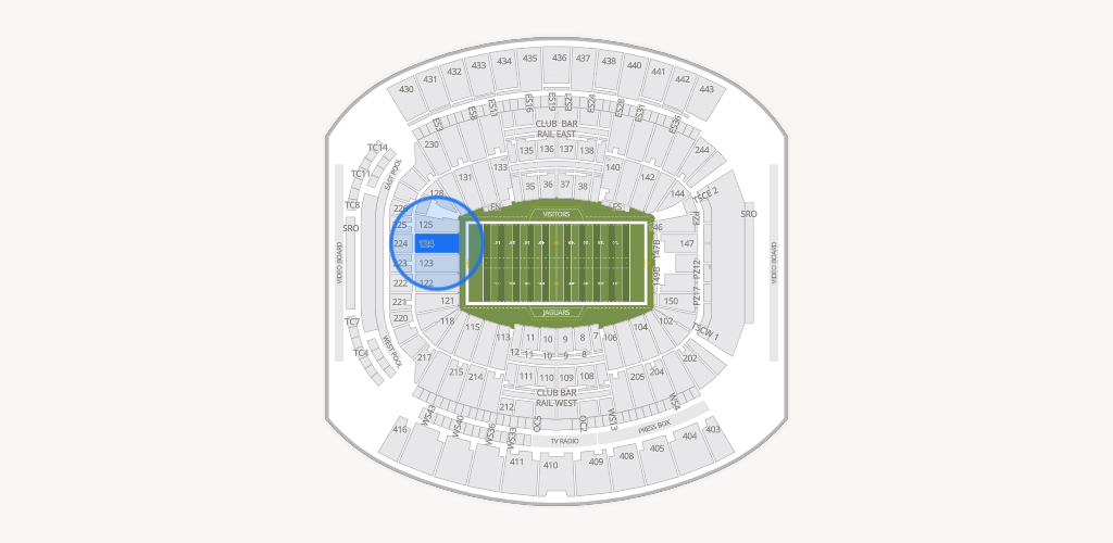 EverBank Stadium Seating Chart