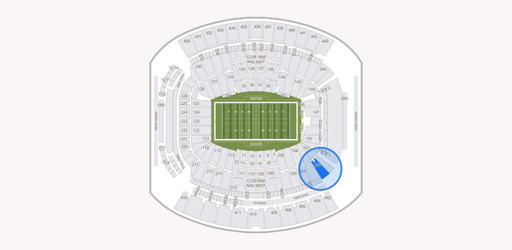 EverBank Stadium Seating Chart