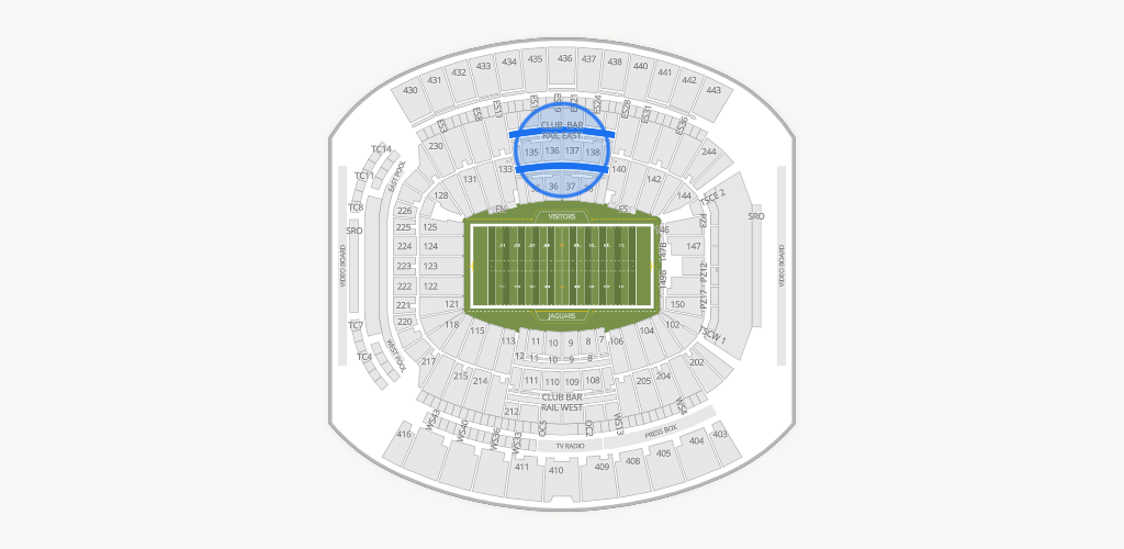 EverBank Stadium Seating Chart