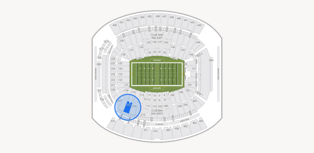 EverBank Stadium Seating Chart
