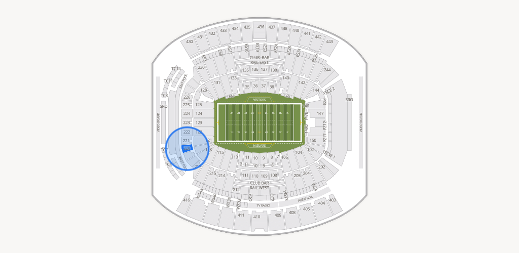 EverBank Stadium Seating Chart