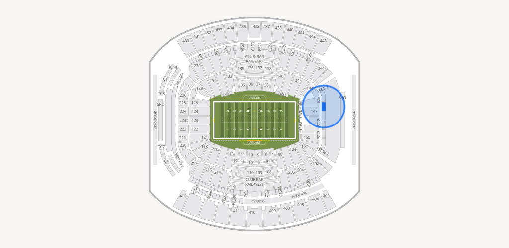 EverBank Stadium Seating Chart
